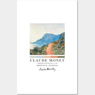 Claude Monet Exhibition Poster - Corniche Near Monaco Rijksmuseum Posters and Art